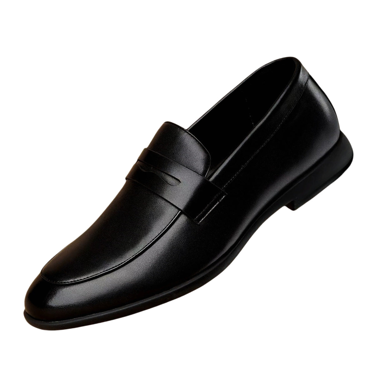 Zapatos Casuales De Cuero Transpirables Para Hombre Con Suelas Blandas