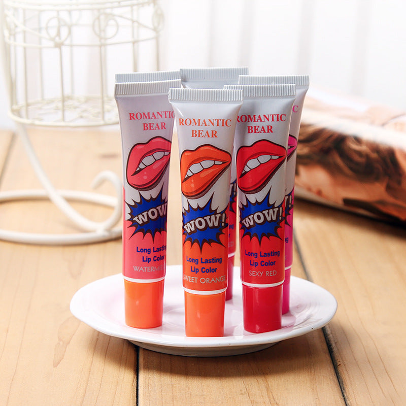 Increíble Lápiz Labial Líquido Peel Off de 6 Colores, Resistente al Agua, de Larga Duración, Máscara de Brillo Labial, Maquillaje Hidratante, Bálsamo Labial Cosmético para Arrancar