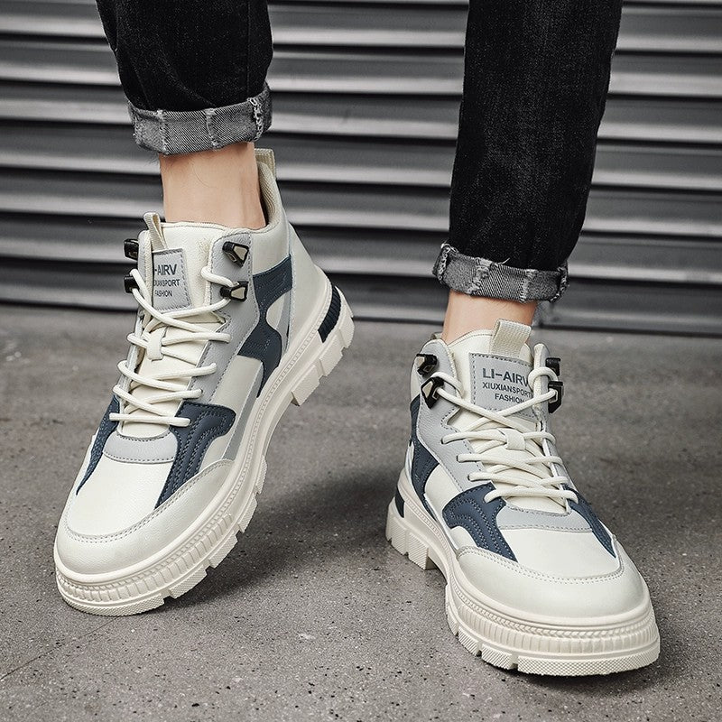 Zapatos de trabajo de caña alta para hombre de talla grande