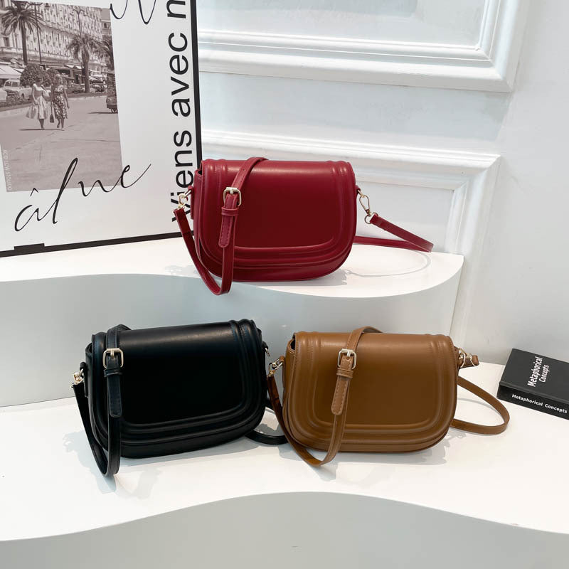 Bolso cruzado de hombro moderno, versátil y a la moda para mujer