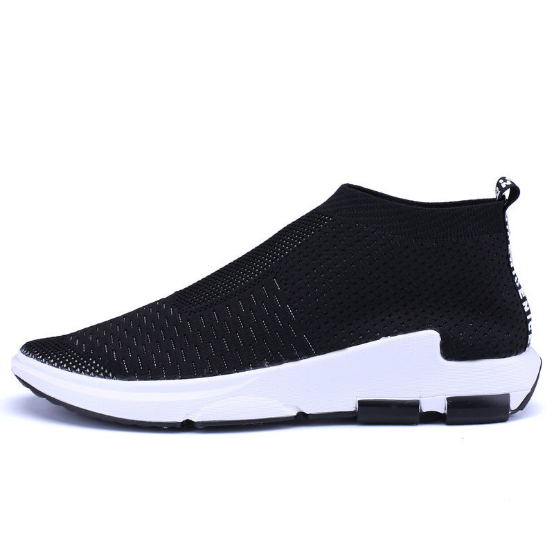 Zapatos de calcetín altos elásticos de talla grande para hombre