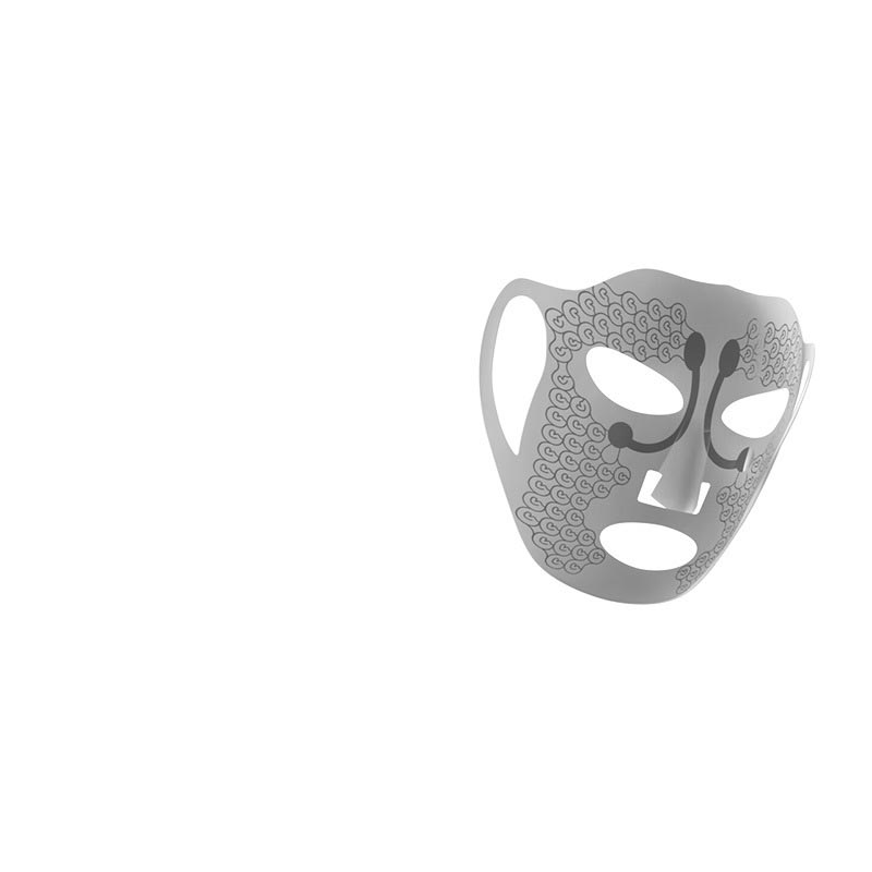 Mascarilla de masaje facial eléctrica Masajeador facial Reafirmante de la piel Hidrata Antiarrugas Reduce las arrugas Dispositivo de belleza Cuidado de la piel