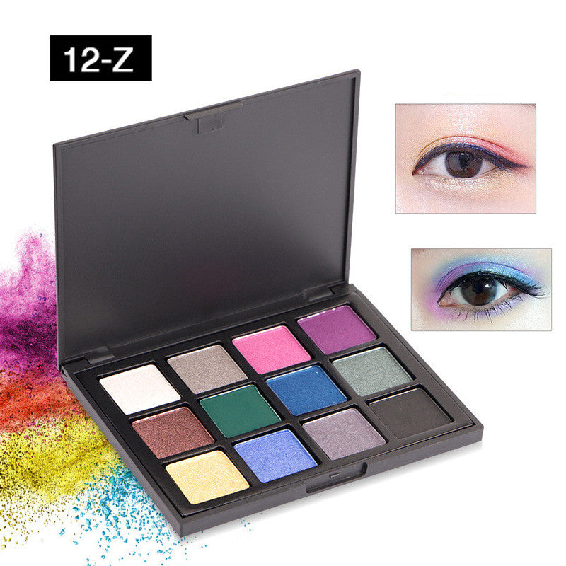 Paleta de maquillaje con purpurina de 40 colores a prueba de agua