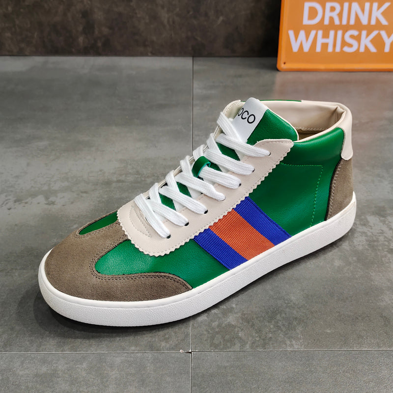 Zapatillas deportivas juveniles versátiles para hombre con diseño colorblock