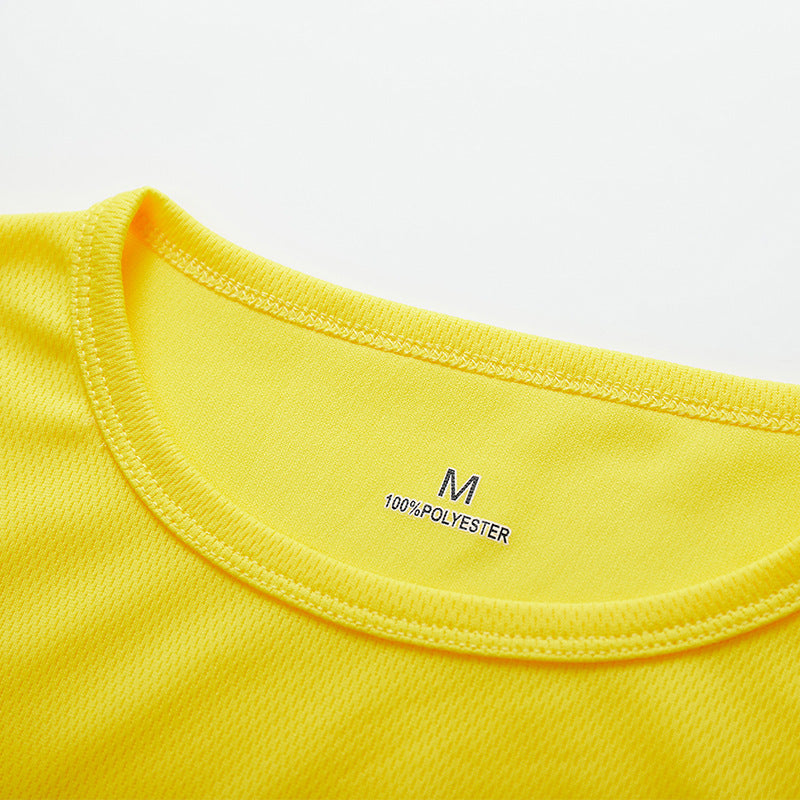 Quick-dry T-shirt With A Crew Neck And Short Sleeves Promotional Or Cultural Shirt