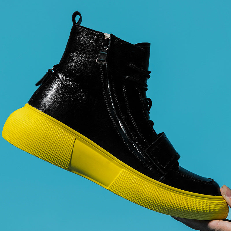 Zapatos de hombre personalizados con cremallera lateral