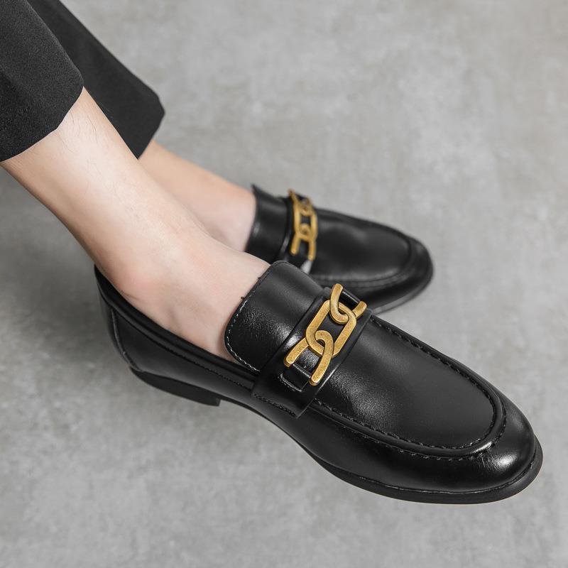 Zapatos de Cuero Casuales Formales de Negocios para Hombre Estilo Británico