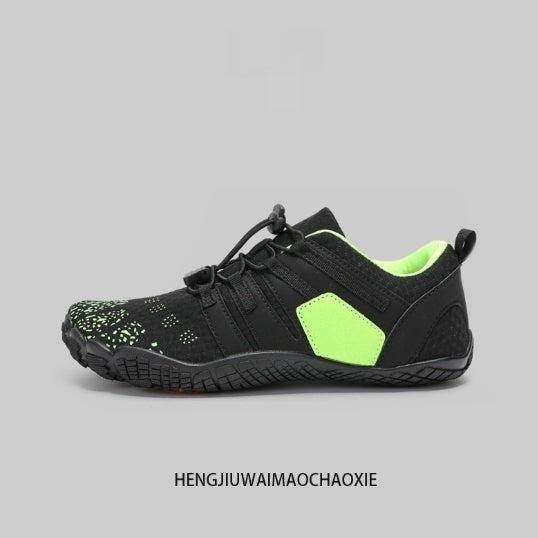Zapatos de senderismo descalzos con cinco dedos para hombre y mujer, zapatos de río multifuncionales para montar en cuclillas para las cuatro estaciones, zapatos de entrenamiento integral