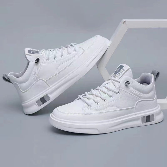 Zapatillas deportivas versátiles de forro polar grueso para hombre, zapatillas casuales que combinan con todo