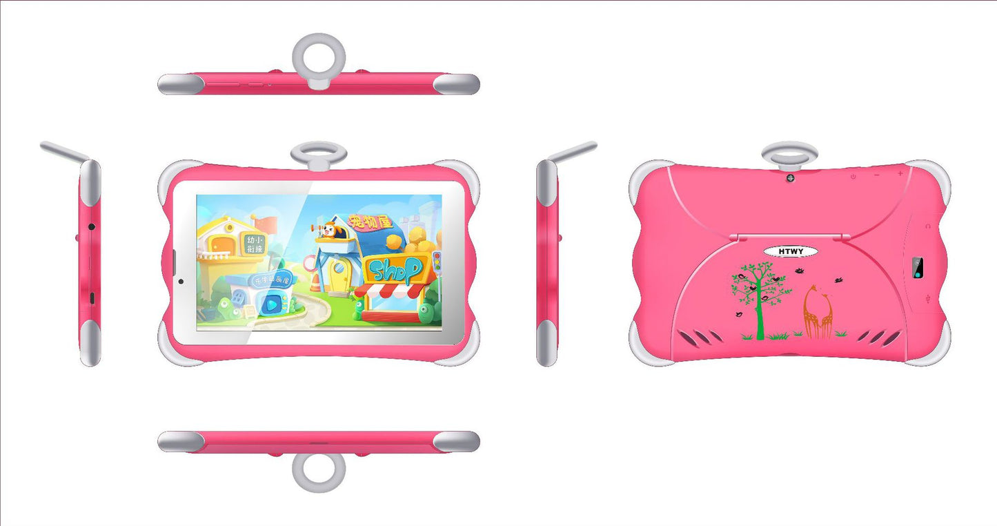 Nueva tableta de aprendizaje para niños de 7 pulgadas con soporte, llamadas 3G