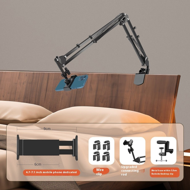 Soporte plegable perezoso para teléfono móvil de cabecera