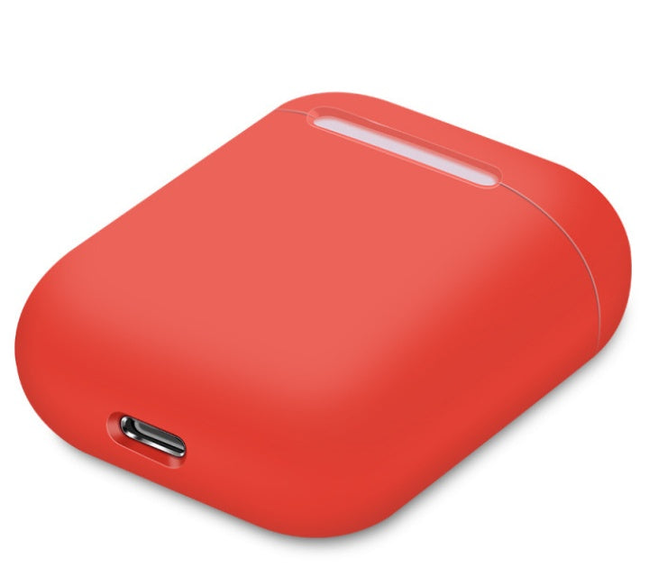Compatible con Apple, funda protectora adecuada para la carcasa de protección de la caja de carga de auriculares inalámbricos Bluetooth, funda de silicona antiporatable