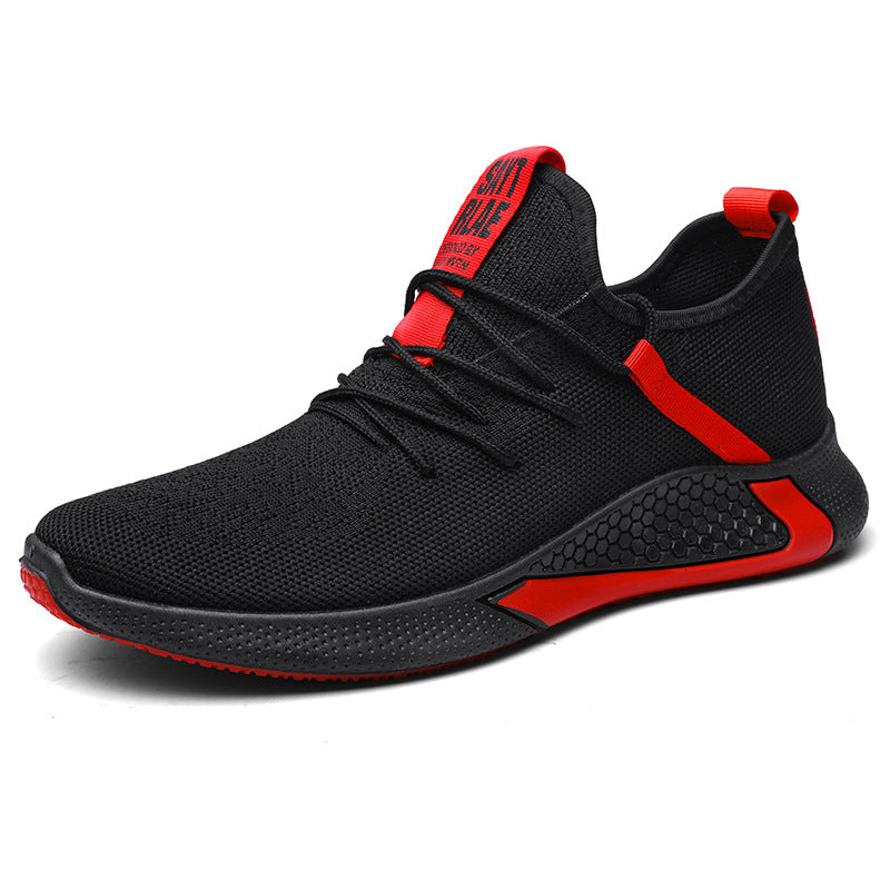 Zapatillas de running bajas transpirables de tejido elástico