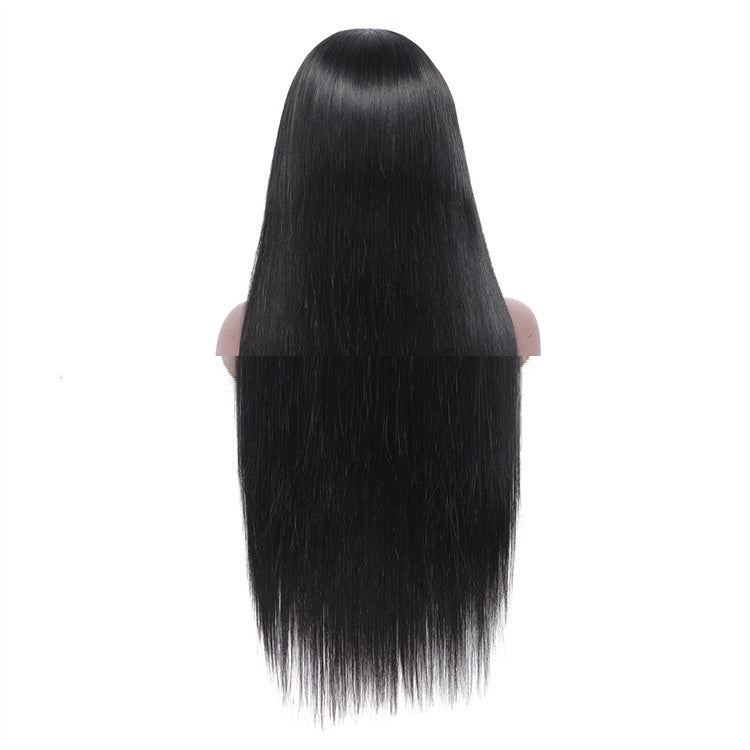 Diadema con mecanismo de tira recta para cabello humano