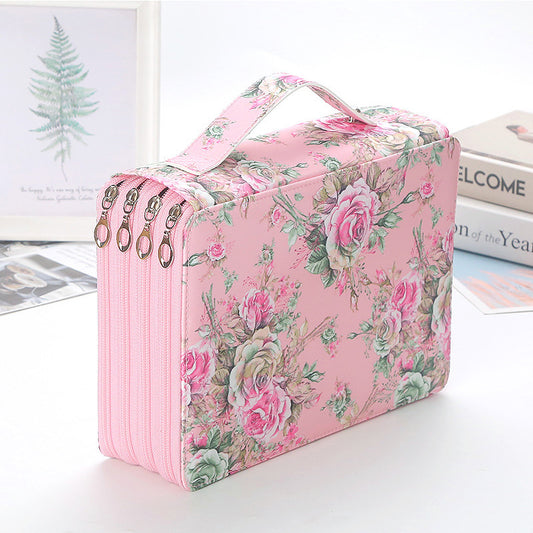Bolso de mano para estudiantes de arte de alta capacidad con 200 compartimentos