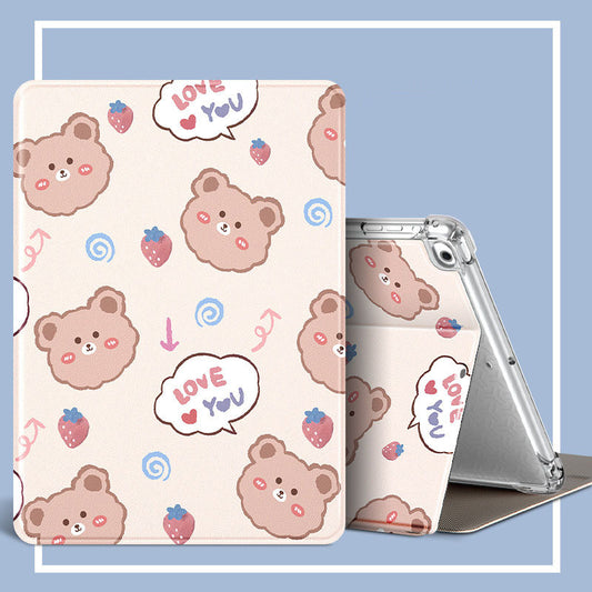 Funda protectora anticaída para tablet PC de dibujos animados con airbag