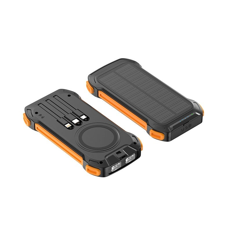 Cargador inalámbrico solar portátil