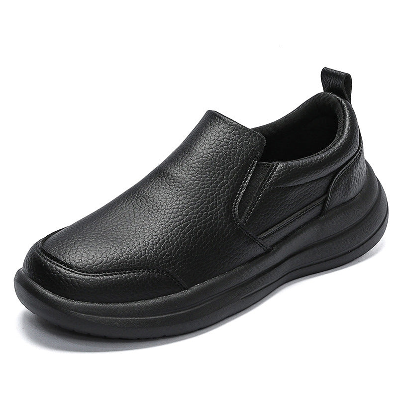Zapatos casuales de cuero de lujo ligeros para hombre