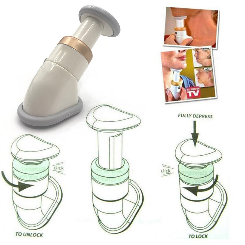 Mini ejercitador de cuello para papada Masajeador de barbilla