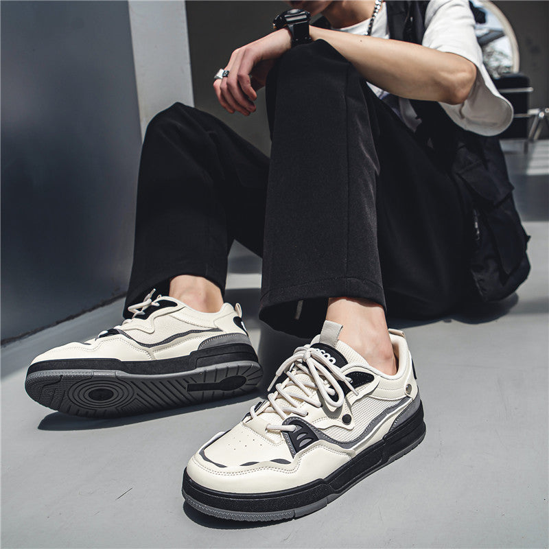 Zapatillas bajas de malla informales coreanas para hombre