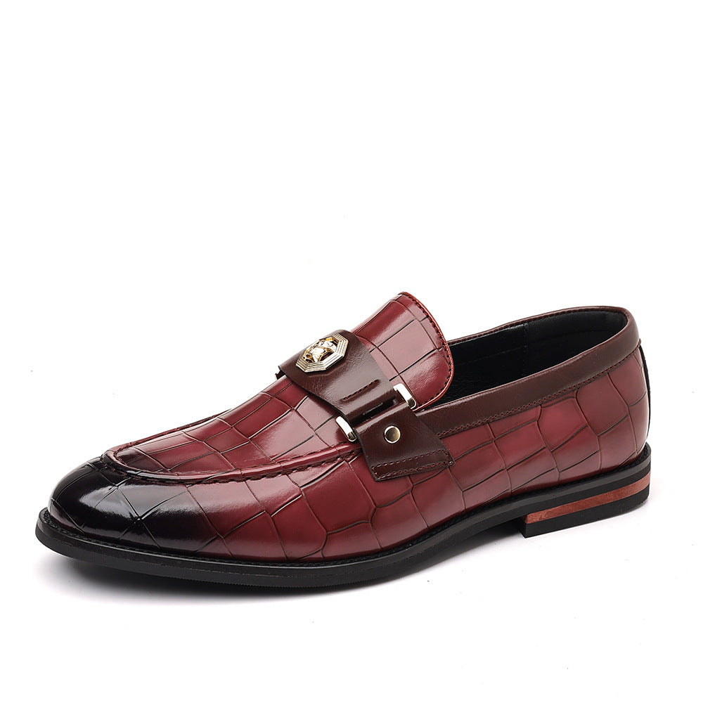 Mocasines casuales a cuadros de tallas grandes para hombre