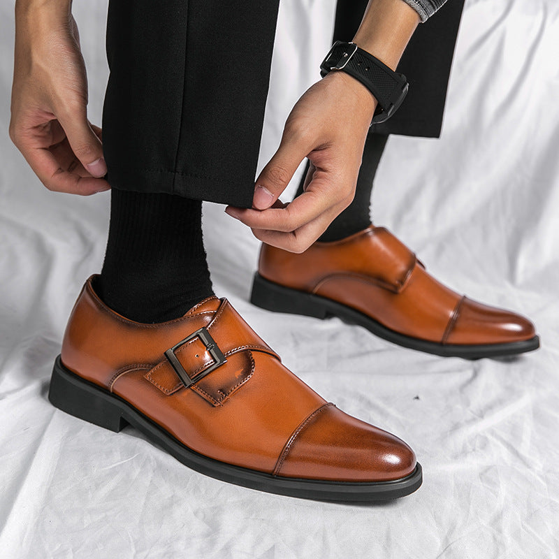 Zapatos de tacón de estilo británico, de corte bajo y a la moda