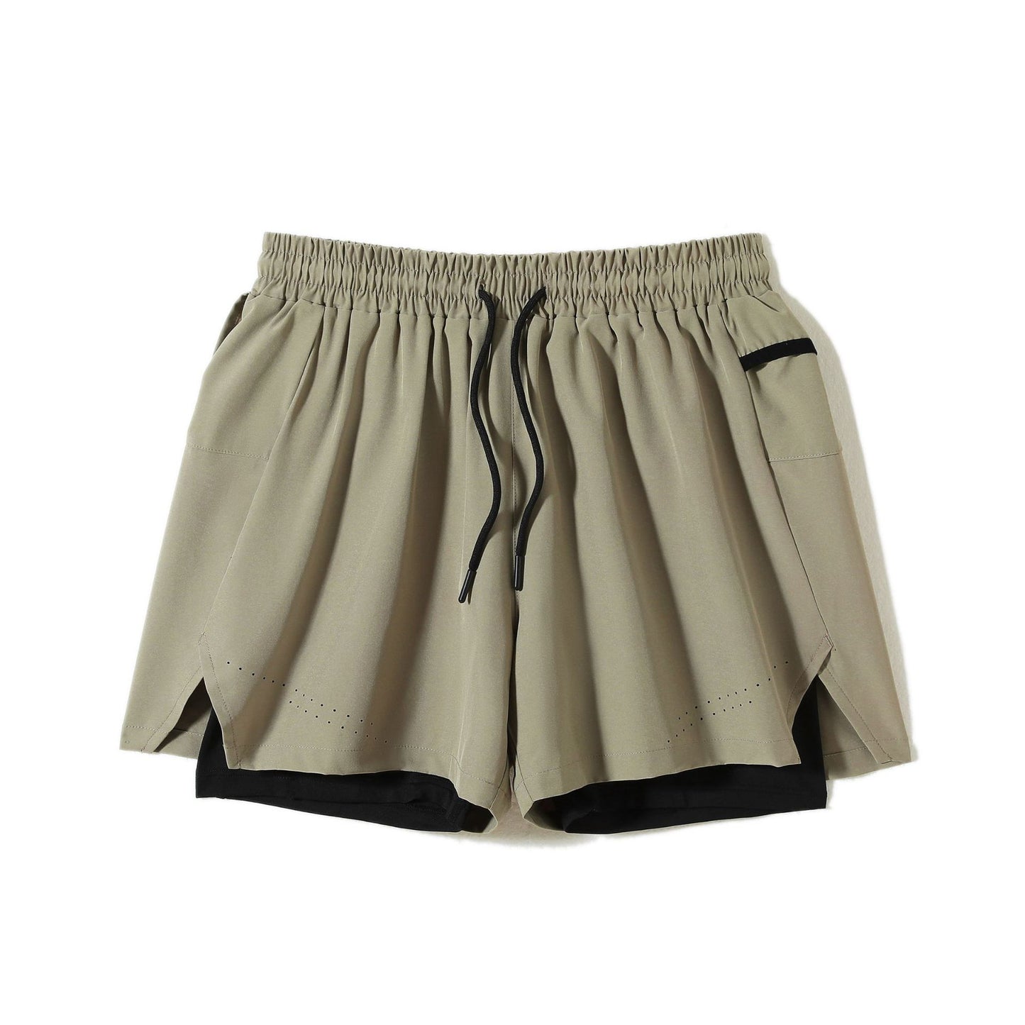 Men's Double-Layer Sports Shorts