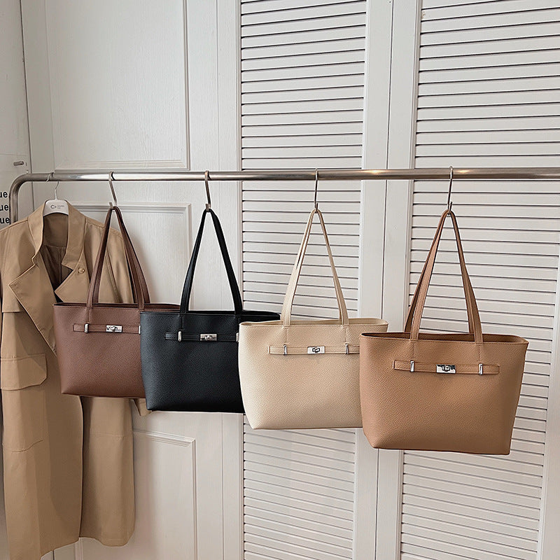 Bolso Tote Sencillo y Versátil de Gran Capacidad Para Mujer