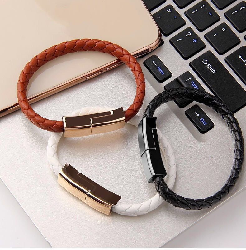Nuevo cargador de pulsera Cable de carga USB Cable de carga de datos para iPhone 14 13 Max Cable USB C para teléfono Micro Cable