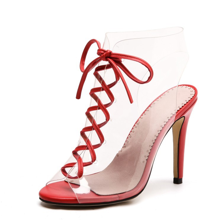Stiletto high heel sandals