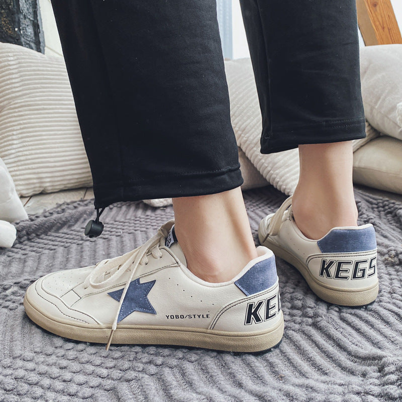 Zapatos casuales retro de corte bajo para hombre que combinan con todo