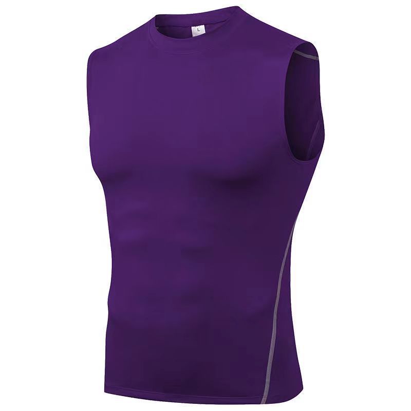 Camiseta sin mangas de alta elasticidad transpirable deportiva para baloncesto, correr, entrenar, absorbente de sudor, ropa de fitness