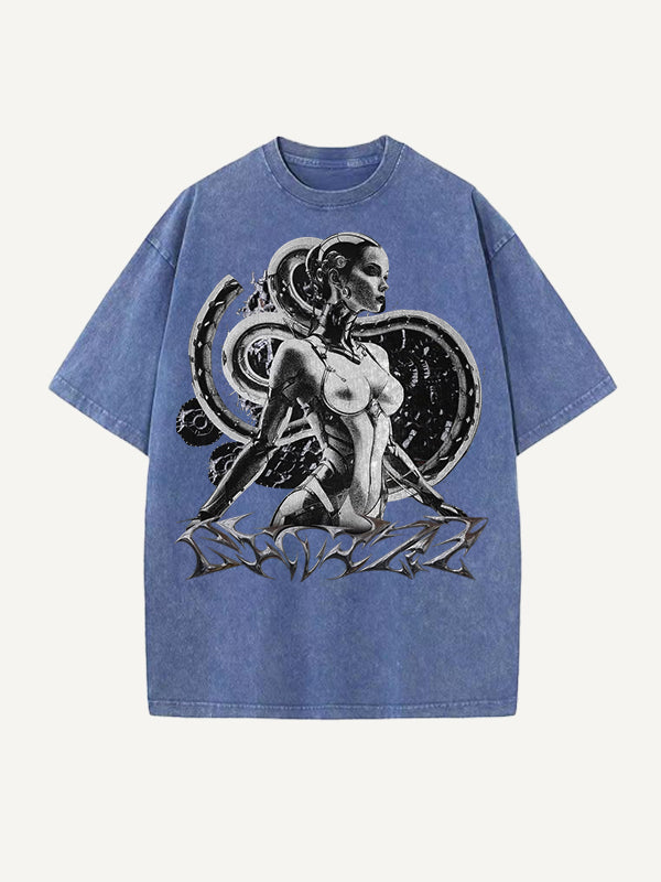 Men's Printed Crewneck Short-Sleeve T-Shirt