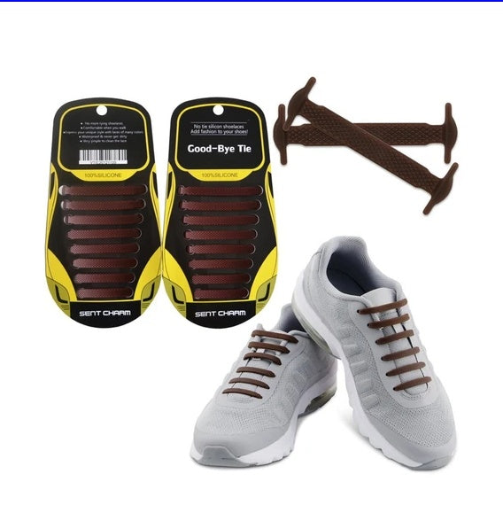 Cordones de silicona en forma de I y T para adultos y niños, sin necesidad de atar