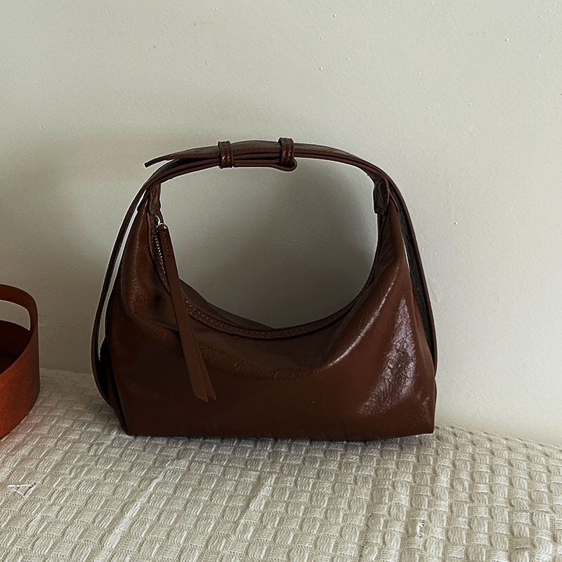 Mini Tote De Diseño Exclusivo y Lujo Sutil con un Toque Sofisticado, Perfecto como Bolso de Hombro o Bandolera Estilo Dumpling