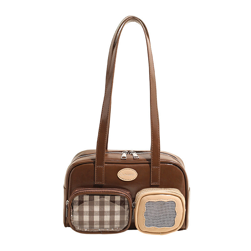 Bolso de Hombro Versátil Coreano de Cinta de Gran Capacidad para Mujer
