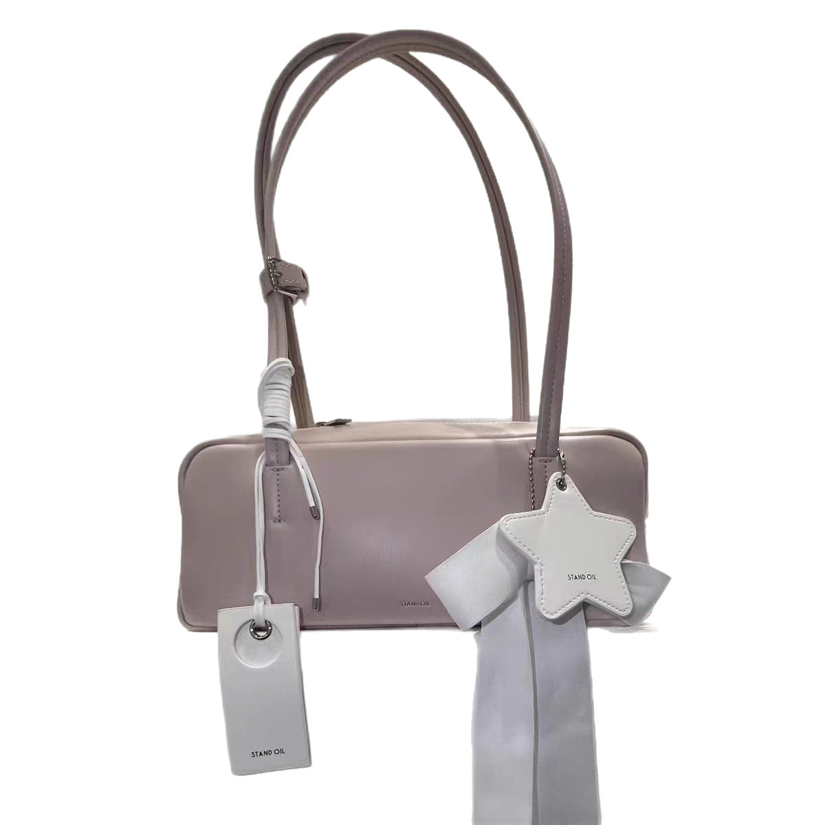 Bolso de hombro estilo baguette francesa