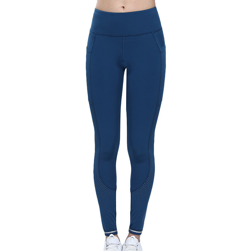 Pantalones de yoga y fitness sin costuras, con control de abdomen y efecto segunda piel