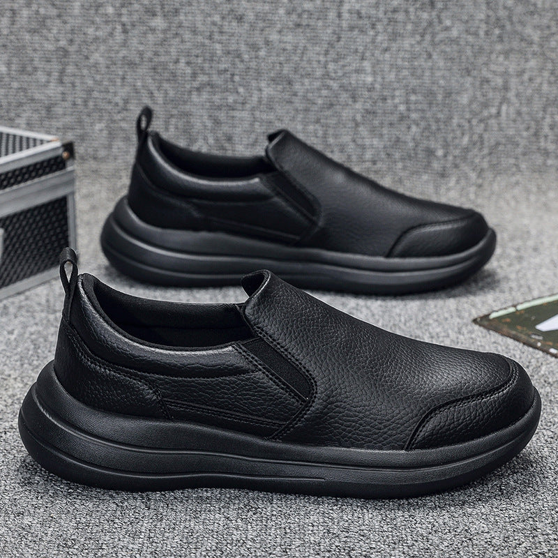 Zapatos casuales de cuero de lujo ligeros para hombre
