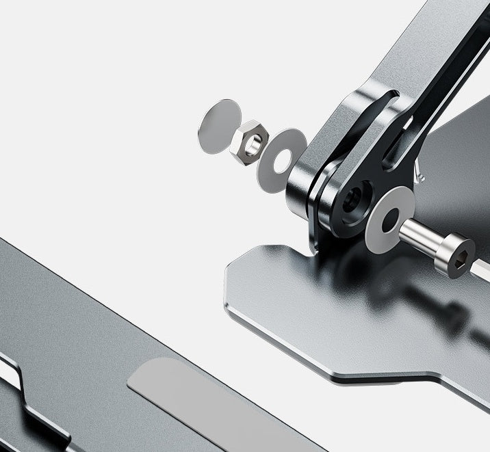Soporte ajustable para computadora portátil Soporte portátil para computadora de aleación de aluminio Elevador para computadora portátil Soporte compatible para computadora portátil