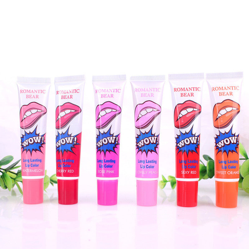Increíble Lápiz Labial Líquido Peel Off de 6 Colores, Resistente al Agua, de Larga Duración, Máscara de Brillo Labial, Maquillaje Hidratante, Bálsamo Labial Cosmético para Arrancar
