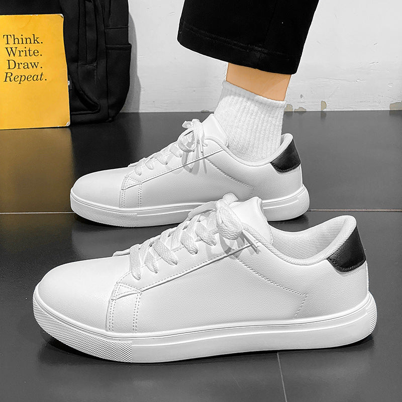 Zapatillas deportivas informales, ligeras y de suela blanda para hombre