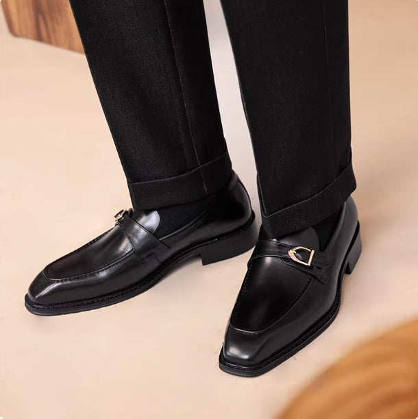 Zapatos casuales de cuero genuino para hombre para exteriores