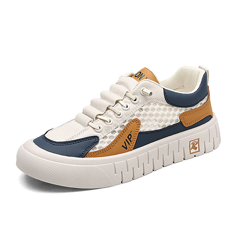 Zapatillas deportivas casual de hombre con paneles de malla transpirable