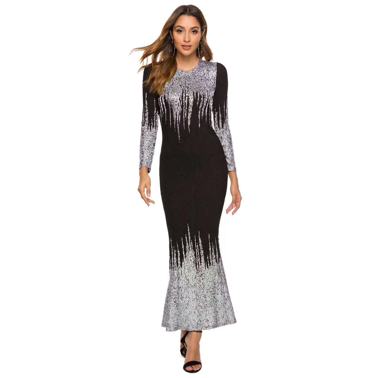 Autumn And Winter Fishtail Dress For Women