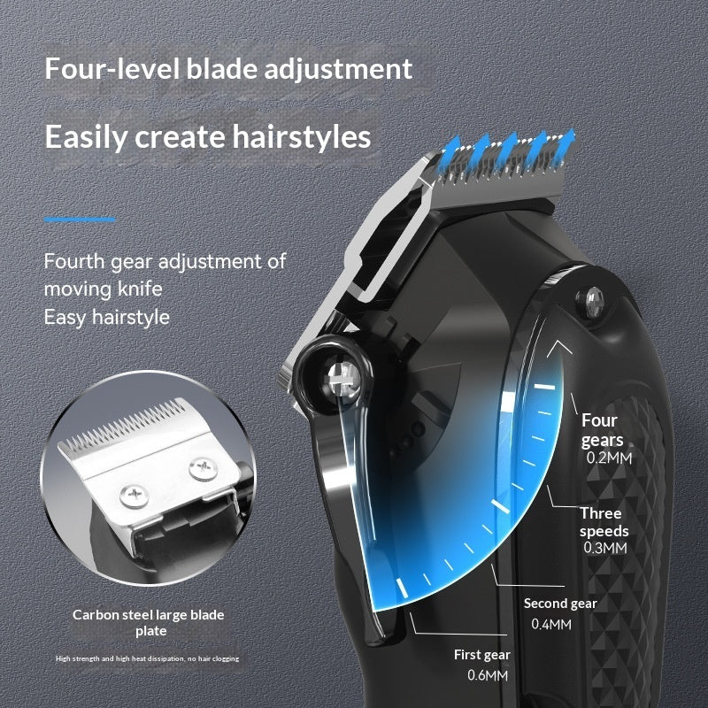 Professional Electric Clipper With Automatic Oil-head Sharpening USB-powered