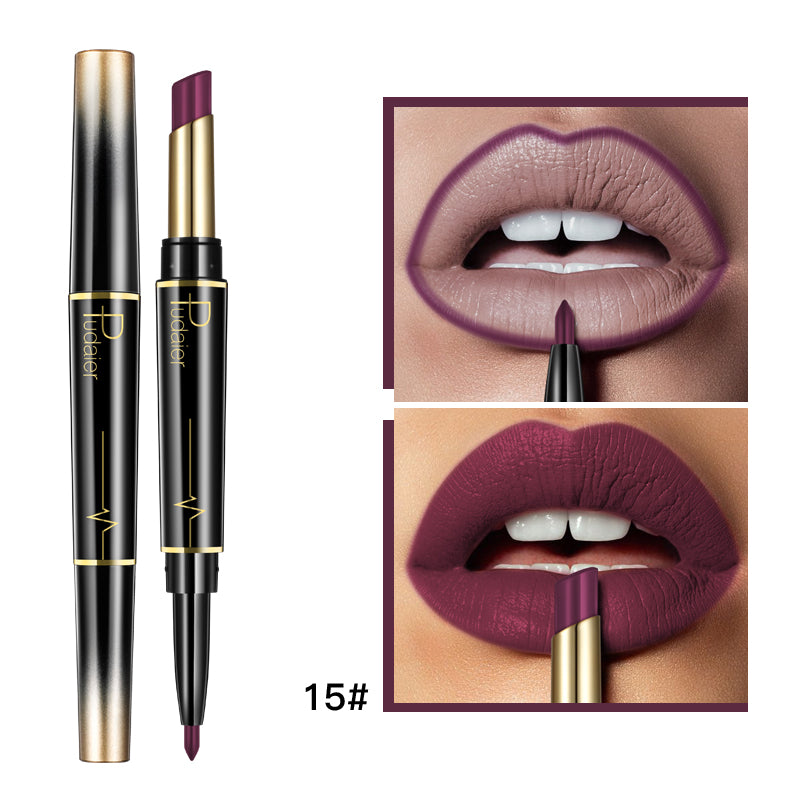 Delineador de labios doble