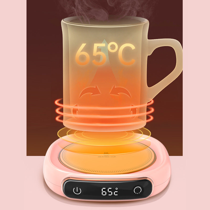 Calentador de tazas de café, posavasos caliente, taza de calefacción inteligente, aislamiento térmico, posavasos de temperatura constante, almohadilla térmica de escritorio