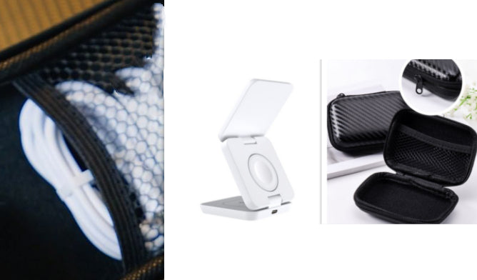 Soporte Plegable para Teléfono con Carga Inalámbrica y Succión Magnética