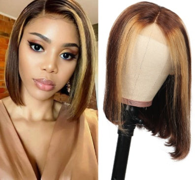 Piano Color Bob Tocados Cabello Natural